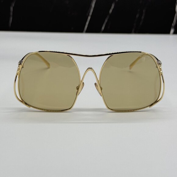 NEW MIU MIU MUA55S 5AK10R SUNGLASSES GOLD WOMEN MU A55S, SMU A55 main image 8